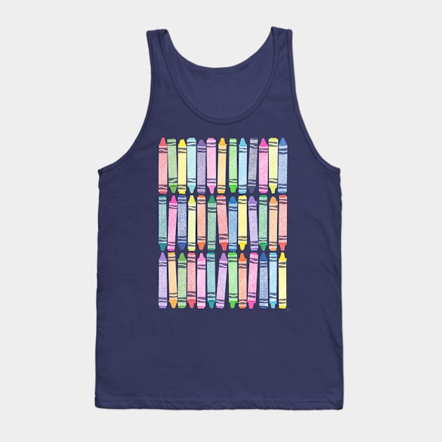 Crayons Tank Top by jfeldmanart